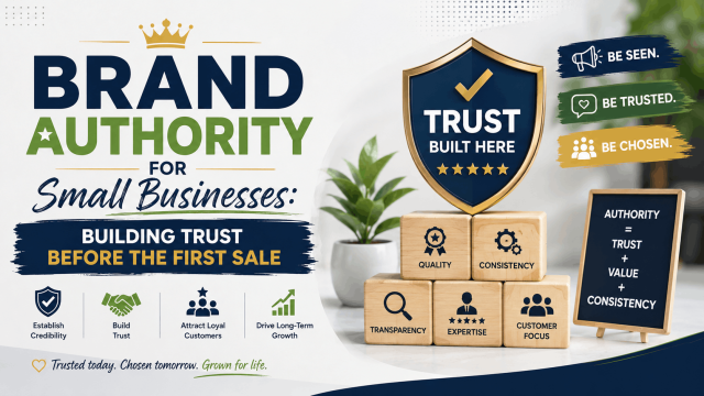 Brand Authority for Small Businesses: Building Trust Before the First Sale